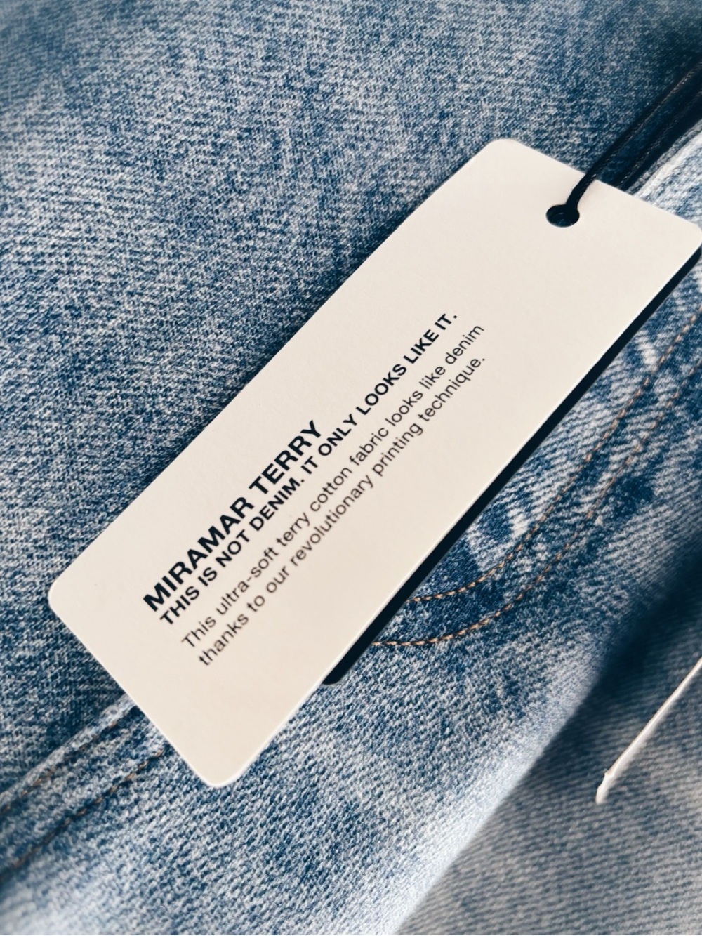 NWT Rag & Bone Miramar Terry Sofie Wide Pant (Size 27) Purposeful Raw Hem - Picture 8 of 16